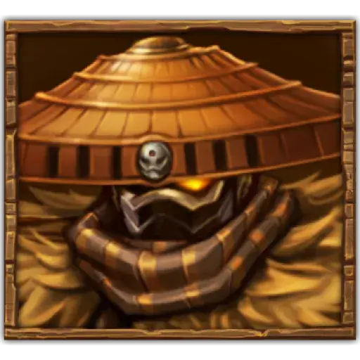 忍 Kunoichi 草帽忍者符號