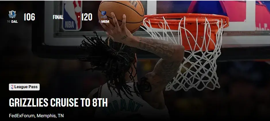 灰熊獲得第八席位