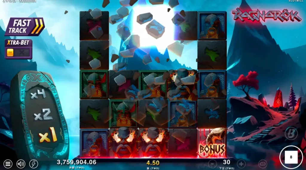 老虎機機制-聚集圖案