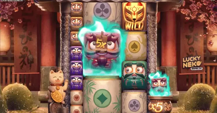 老虎機機制-Lucky Neko Gigablox-2